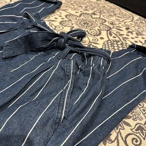Striped Blue 100% soft cotton Pants